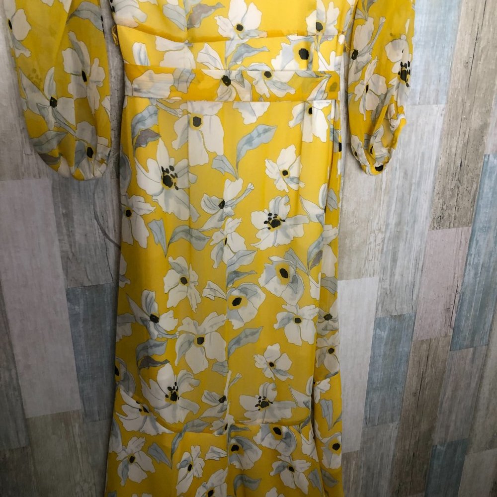 Banana Republic Yellow Floral Maxi Dress - Picture 10 of 13